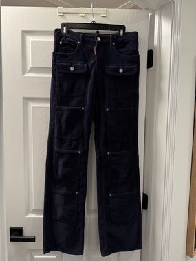 DSQUARED2 Navy Corduroy